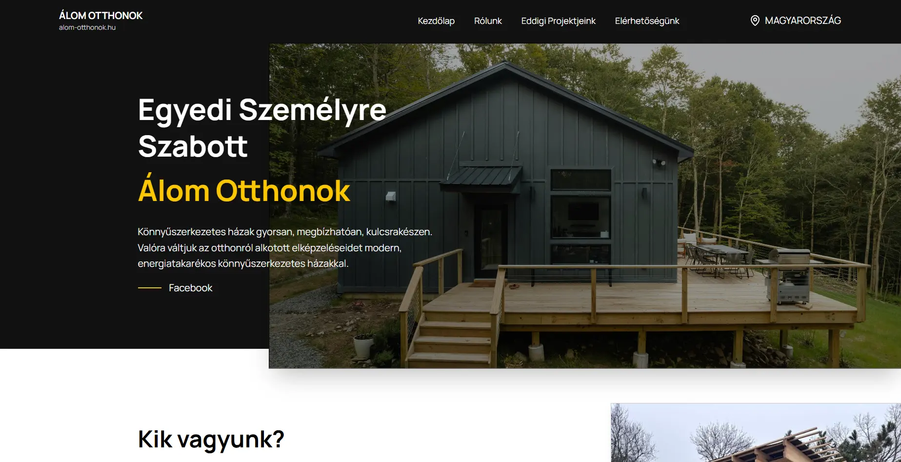 Álom Otthonok - Könnyűszerkezetesek projekt referenciája - evalux.hu